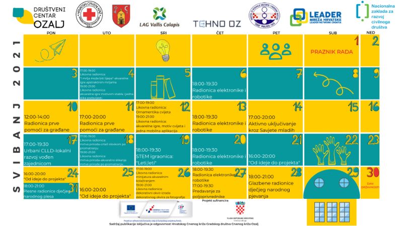 DC Ozalj kalendar svibanj 2021 bulk